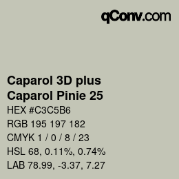 Farbcode: Caparol 3D plus - Caparol Pinie 25 | qconv.com