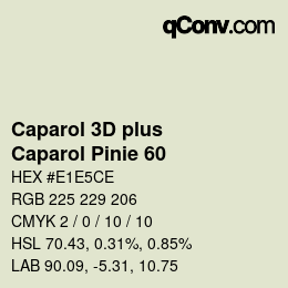 Color code: Caparol 3D plus - Caparol Pinie 60 | qconv.com