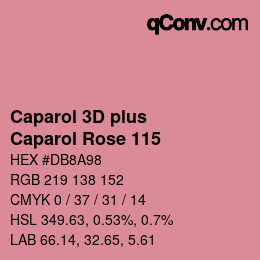 Farbcode: Caparol 3D plus - Caparol Rose 115 | qconv.com