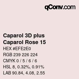 Farbcode: Caparol 3D plus - Caparol Rose 15 | qconv.com