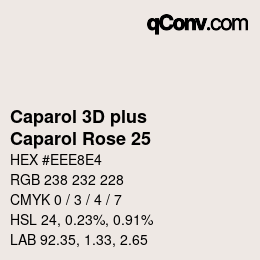 Farbcode: Caparol 3D plus - Caparol Rose 25 | qconv.com