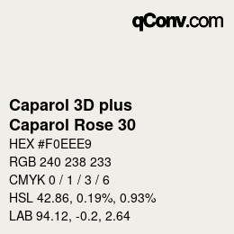 Farbcode: Caparol 3D plus - Caparol Rose 30 | qconv.com