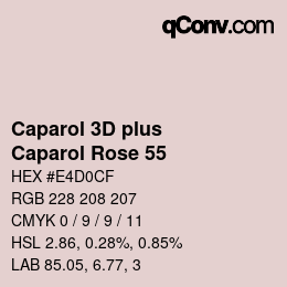 Farbcode: Caparol 3D plus - Caparol Rose 55 | qconv.com