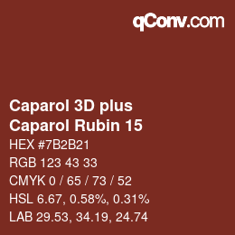 Farbcode: Caparol 3D plus - Caparol Rubin 15 | qconv.com