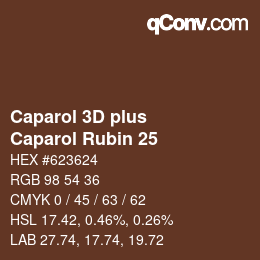 カラーコード: Caparol 3D plus - Caparol Rubin 25 | qconv.com