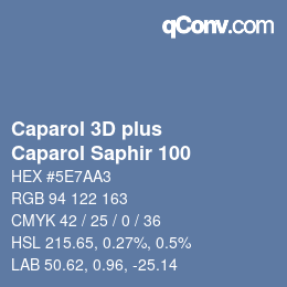 Farbcode: Caparol 3D plus - Caparol Saphir 100 | qconv.com