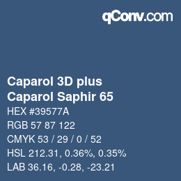 カラーコード: Caparol 3D plus - Caparol Saphir 65 | qconv.com