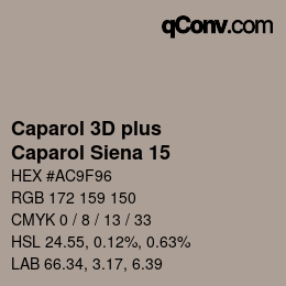 Farbcode: Caparol 3D plus - Caparol Siena 15 | qconv.com