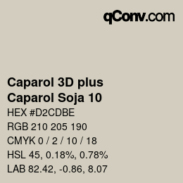 カラーコード: Caparol 3D plus - Caparol Soja 10 | qconv.com