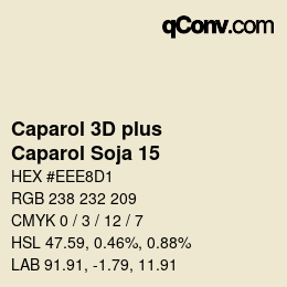 Farbcode: Caparol 3D plus - Caparol Soja 15 | qconv.com