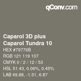 Color code: Caparol 3D plus - Caparol Tundra 10 | qconv.com