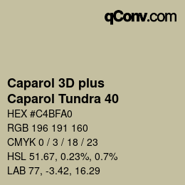Farbcode: Caparol 3D plus - Caparol Tundra 40 | qconv.com