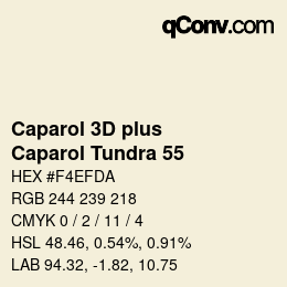 Color code: Caparol 3D plus - Caparol Tundra 55 | qconv.com