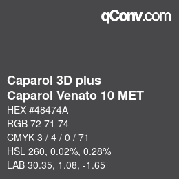 カラーコード: Caparol 3D plus - Caparol Venato 10 MET | qconv.com