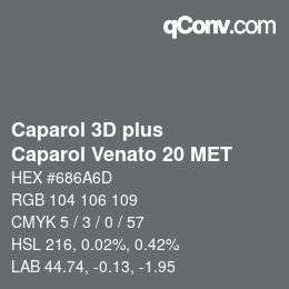 Código de color: Caparol 3D plus - Caparol Venato 20 MET | qconv.com
