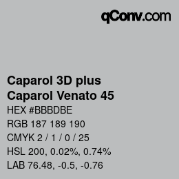 カラーコード: Caparol 3D plus - Caparol Venato 45 | qconv.com