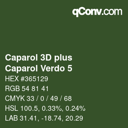 Farbcode: Caparol 3D plus - Caparol Verdo 5 | qconv.com