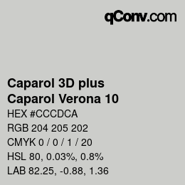 Farbcode: Caparol 3D plus - Caparol Verona 10 | qconv.com