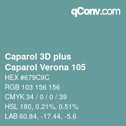 カラーコード: Caparol 3D plus - Caparol Verona 105 | qconv.com