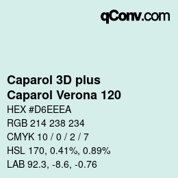 カラーコード: Caparol 3D plus - Caparol Verona 120 | qconv.com