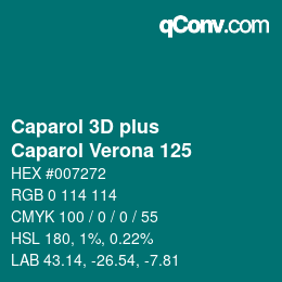 Farbcode: Caparol 3D plus - Caparol Verona 125 | qconv.com