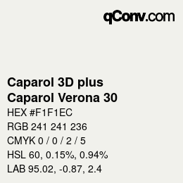Farbcode: Caparol 3D plus - Caparol Verona 30 | qconv.com