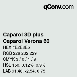 カラーコード: Caparol 3D plus - Caparol Verona 60 | qconv.com