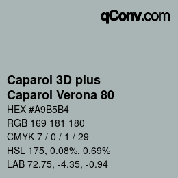 カラーコード: Caparol 3D plus - Caparol Verona 80 | qconv.com