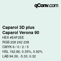 Farbcode: Caparol 3D plus - Caparol Verona 90 | qconv.com