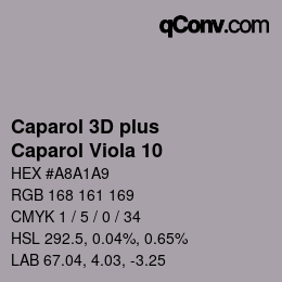 Color code: Caparol 3D plus - Caparol Viola 10 | qconv.com