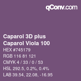 カラーコード: Caparol 3D plus - Caparol Viola 100 | qconv.com