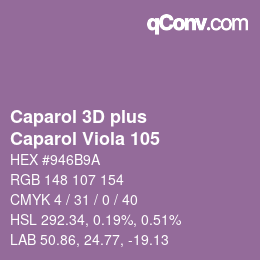 Farbcode: Caparol 3D plus - Caparol Viola 105 | qconv.com