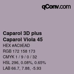 カラーコード: Caparol 3D plus - Caparol Viola 45 | qconv.com