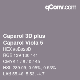 カラーコード: Caparol 3D plus - Caparol Viola 5 | qconv.com
