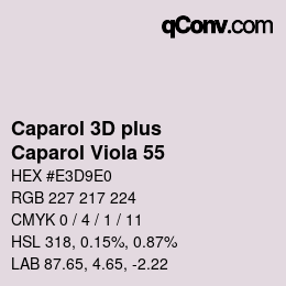カラーコード: Caparol 3D plus - Caparol Viola 55 | qconv.com