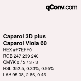 Color code: Caparol 3D plus - Caparol Viola 60 | qconv.com