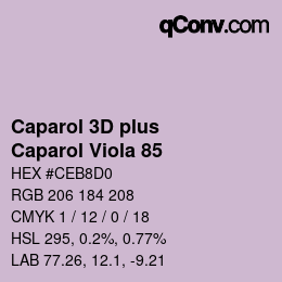 カラーコード: Caparol 3D plus - Caparol Viola 85 | qconv.com