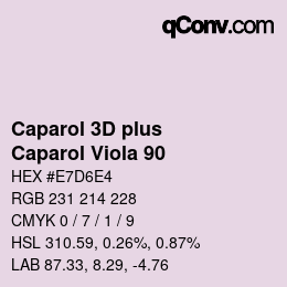 カラーコード: Caparol 3D plus - Caparol Viola 90 | qconv.com