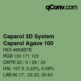 Farbcode: Caparol 3D System - Caparol Agave 100 | qconv.com