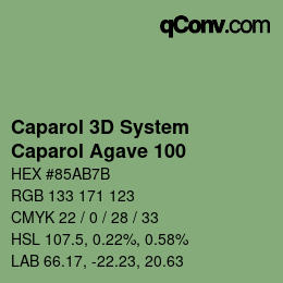 Código de color: Caparol 3D System - Caparol Agave 100 | qconv.com