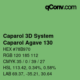 カラーコード: Caparol 3D System - Caparol Agave 130 | qconv.com