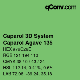 カラーコード: Caparol 3D System - Caparol Agave 135 | qconv.com