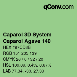 カラーコード: Caparol 3D System - Caparol Agave 140 | qconv.com