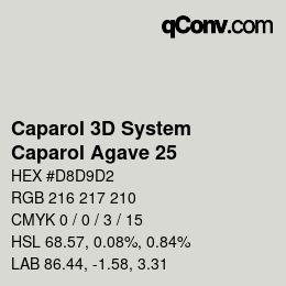 カラーコード: Caparol 3D System - Caparol Agave 25 | qconv.com
