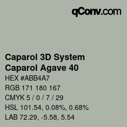 カラーコード: Caparol 3D System - Caparol Agave 40 | qconv.com