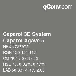 Farbcode: Caparol 3D System - Caparol Agave 5 | qconv.com