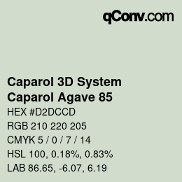 Farbcode: Caparol 3D System - Caparol Agave 85 | qconv.com