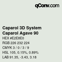 カラーコード: Caparol 3D System - Caparol Agave 90 | qconv.com