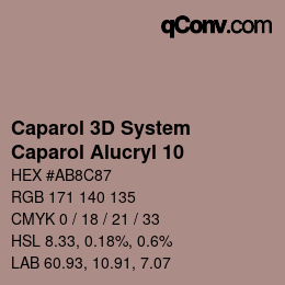 Código de color: Caparol 3D System - Caparol Alucryl 10 | qconv.com