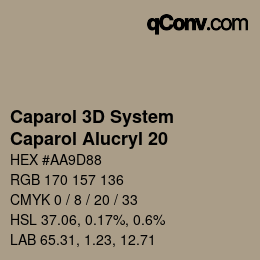 カラーコード: Caparol 3D System - Caparol Alucryl 20 | qconv.com